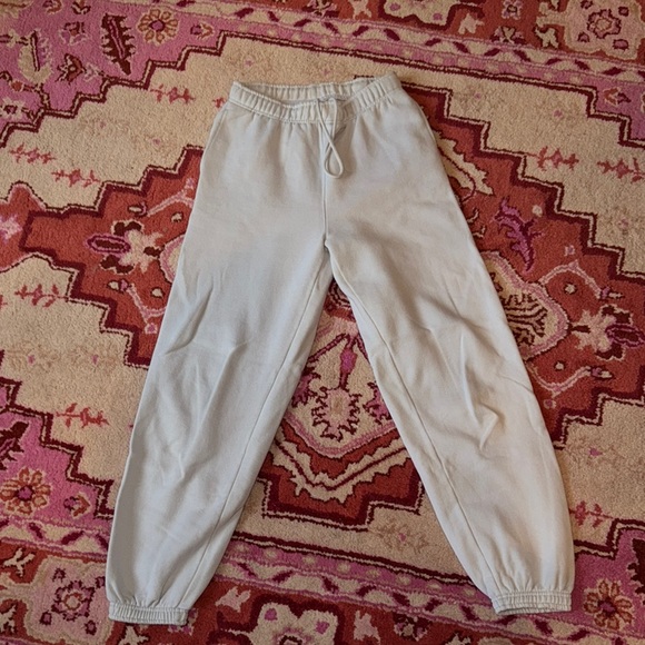 TNA Pants - Aritiza TNA Cozy Mega light blue Joggers